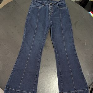 Classic Indigo Wide Leg Jeans